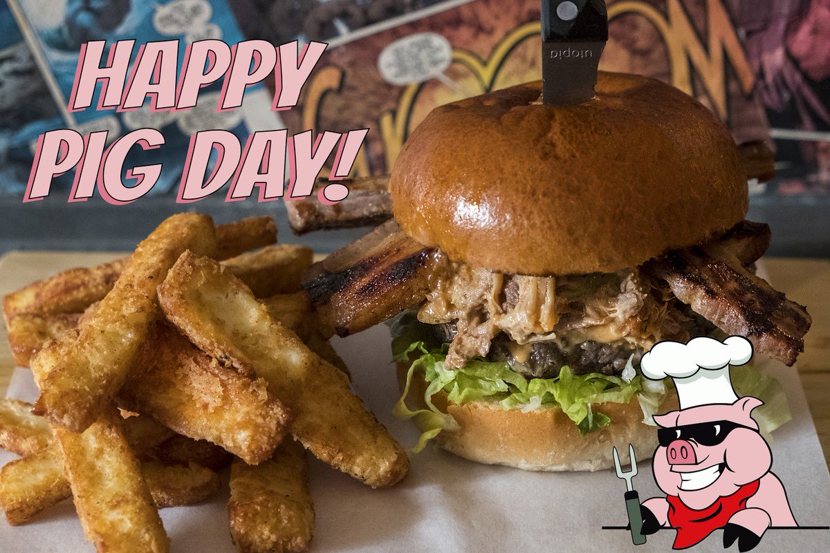 There’s no better place to spend National Pig Day! 

To book, call 0141 237 4040 or visit crafty-pig.com/reservations.p…

#awayoflife #thecraftypiggla #foodporn #glasgow #glasgowestend #glasgowsports #craftbeer #sportsbar #bestwings #nationalpigday