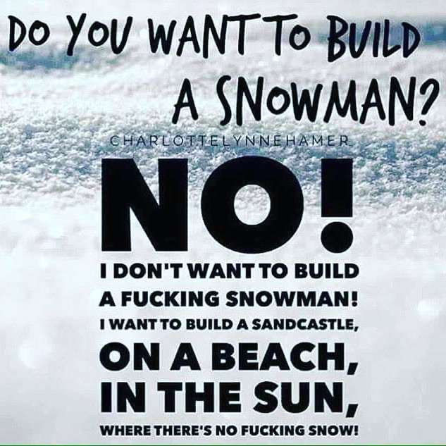 kalpz's tweet photo. #doyouwanttobuildasnowman #beastfromtheeast https://t.co/wQLh9X7ExL