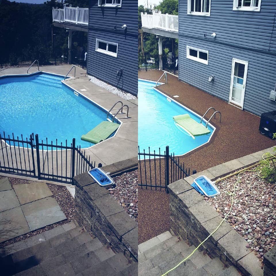 LBHillcrest's tweet photo. #coveryourugly #rubberstone is the absolute BEST way to cover any ugly hard subsurface...Indoor or Outdoor https://t.co/iCZtEgKErb