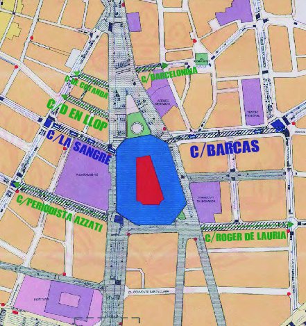 bomberosvlc's tweet photo. Las vías de emergencia (AZUL) C/ LA SANGRE C/BARCAS entre Plaza Ayto y C/POETA QUEROL, se utilizan para el acceso/salida vehículos emergencia,
Las vías de Evacuación (VERDE) se utilizan para la evacuación del público una vez terminada la mascletá y para emergencias.@AjuntamentVLC https://t.co/Zgypao3vuG
