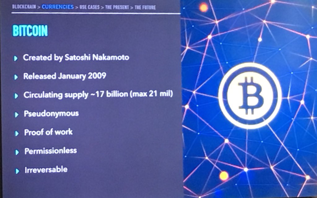 AmelieArras's tweet photo. Quick fired Bitcoin facts - 
Impartial DTL course and very loyal to the facts. Amazingly delivered so Blockchain and crypto beginners can make their own opinion. 
#PAY360 
 @EPAssoc 
#M2020Race 
@Coinfloor #bitcoin #CryptoCurrencies #futuretech https://t.co/vDlWkijC3K