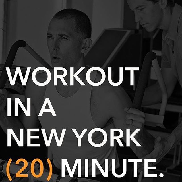 A workout fit for a real (busy) New Yorker.