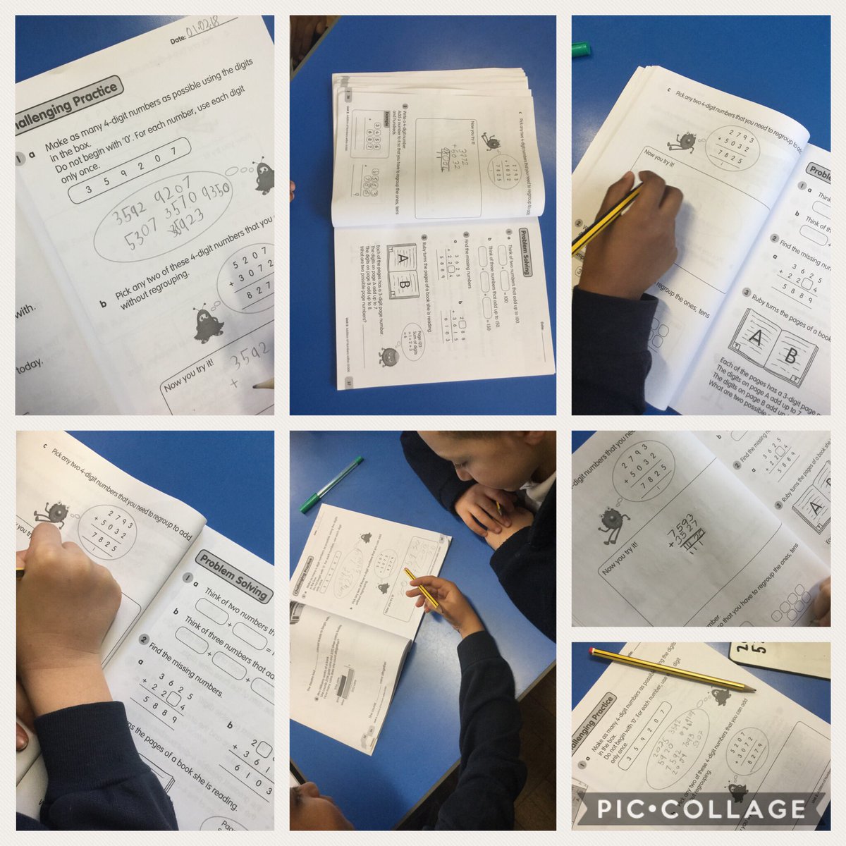 EPSMrsSpence's tweet photo. Busy morning in Y3. #ChallengingPractice in our #Inspire books today. Great job Cerise and Vermilion #MarvellousMathematicians. @DHTEastfield @EPSNicoleJ @Megan_Hardy93 @Eastfield_EN3 https://t.co/1o6GXrgtlL
