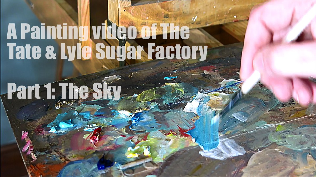 _illustrationX's tweet photo. Here is a video by @liams_art - part 1 of his painting of the Tate & Lyle Sugar Factory, London. In this video he captures the sky #artist #video #LiamOFarrell #TateandLyle #London #painting #colours #illustration #creativity https://t.co/BiwdSq1ayW https://t.co/iqRQ8oW1wM