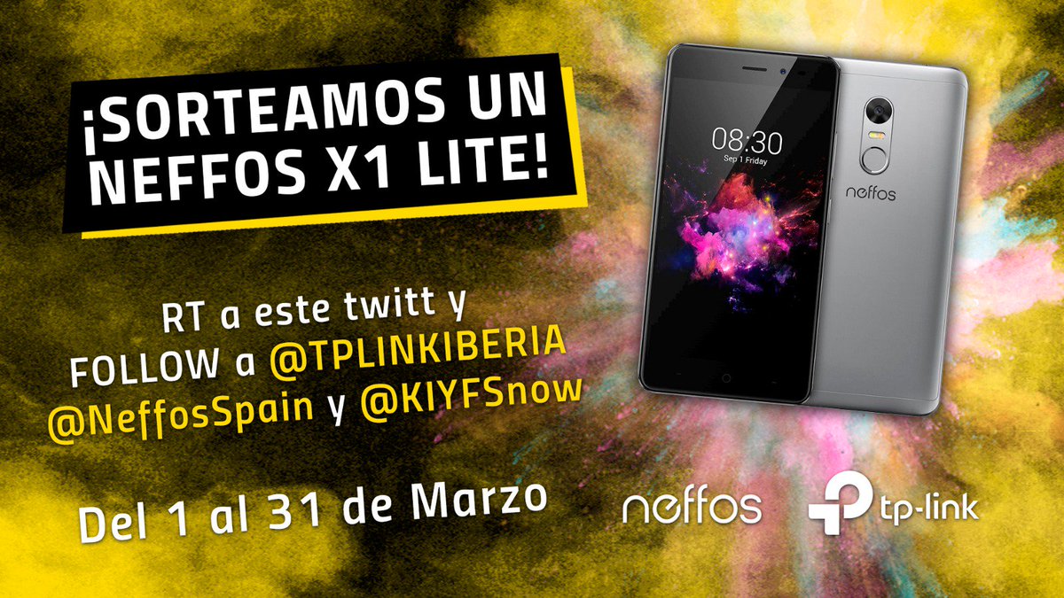 KIYFSnow's tweet photo. Aquí lo tenéis! De la mano de @TPLINKIBERIA y @NeffosSpain os traemos este Neffos X1 Lite!  #KIYFACTITUD https://t.co/cHL9PD42nU