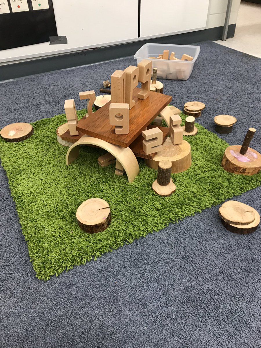 amydfletcher's tweet photo. Numbers playing hide and seek! Ready for the children. https://t.co/QyUQg8O2Jz