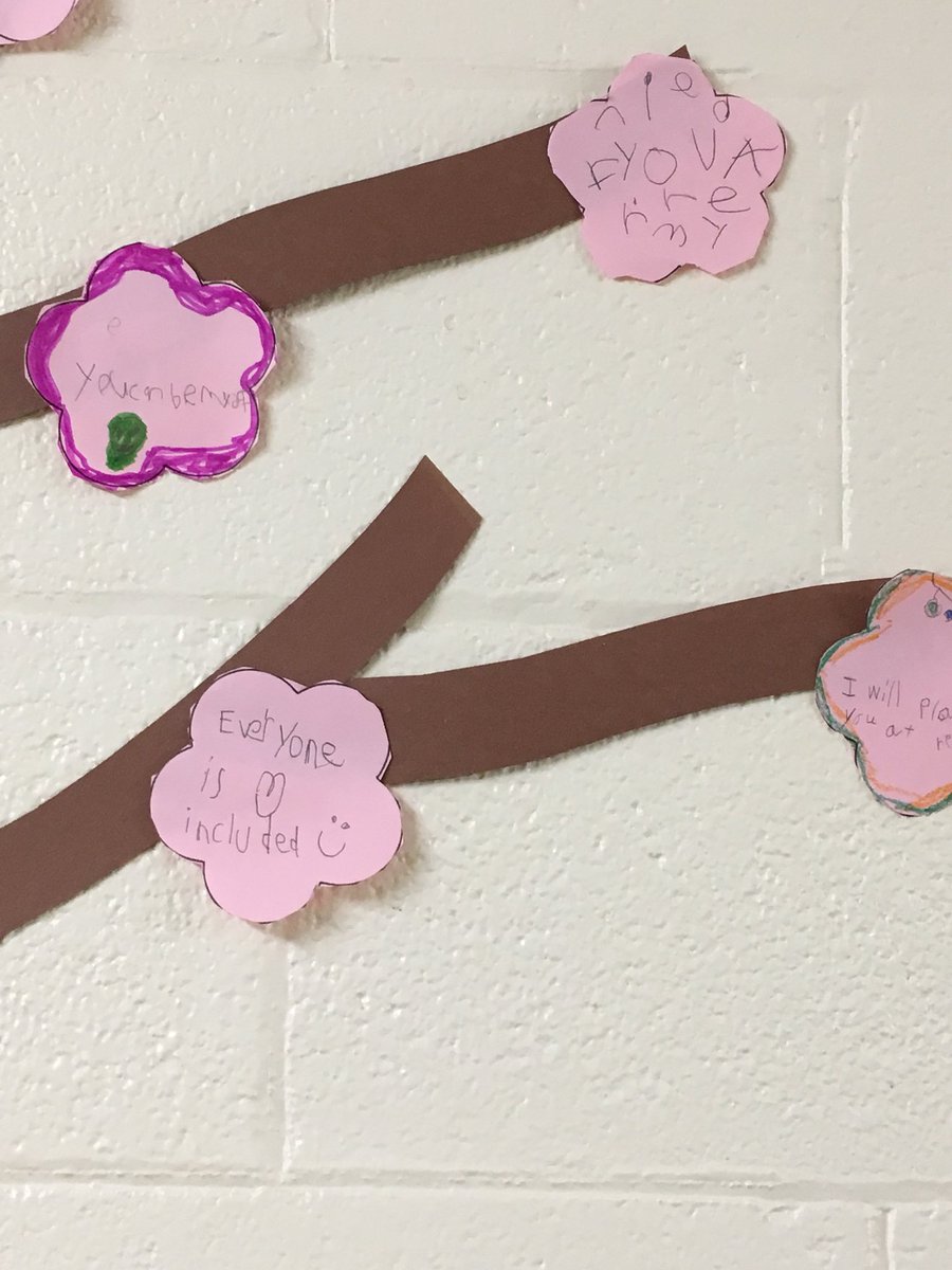 DSkoretz's tweet photo. Kindness is blossoming here! @lan_lions #PinkShirt @GEDSB https://t.co/nS6hNwOehN