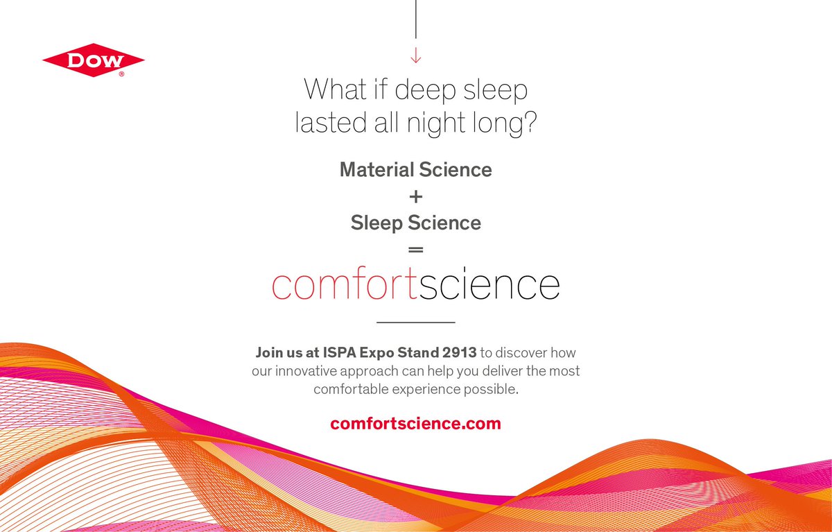 DowPUArchive's tweet photo. #ComfortScience: The application of science to create materials that deliver the most comfortable experience possible.

Join us at #ISPAExpo Stand 2913 to learn more.

https://t.co/VDsoJMnKXj https://t.co/nMXYdy6cMq