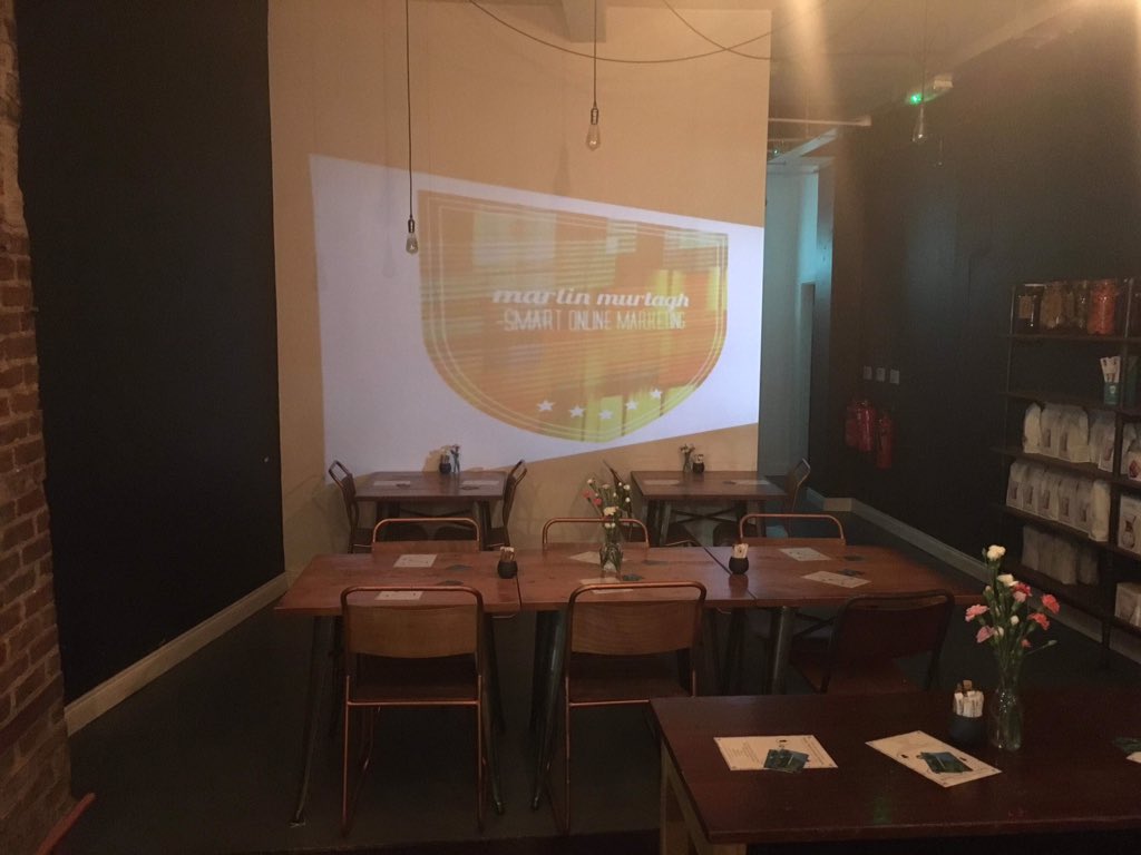 martimurtagh's tweet photo. Check out my business #branding projected using a mini projector at Tue evening’s @NewryBizNetwork event @FineganAndSon #Newry. 🙌🏻 https://t.co/cc2Ej0qLB0