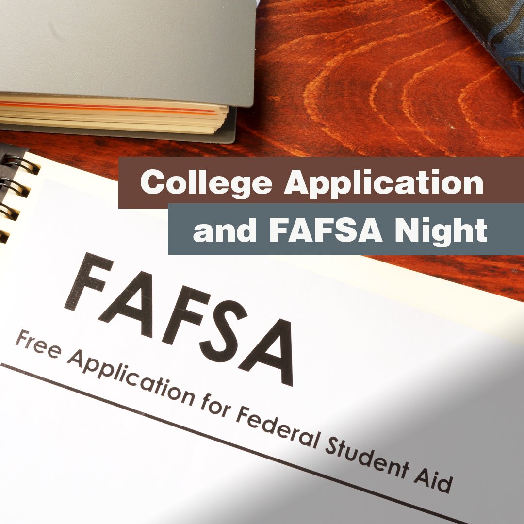 Prospective Students and Parents, March 13th 3:30-6pm, Student Services professionals will be on-site to work individually with families needing application &amp; FAFSA assistance. ow.ly/ZKNG30iCLZv