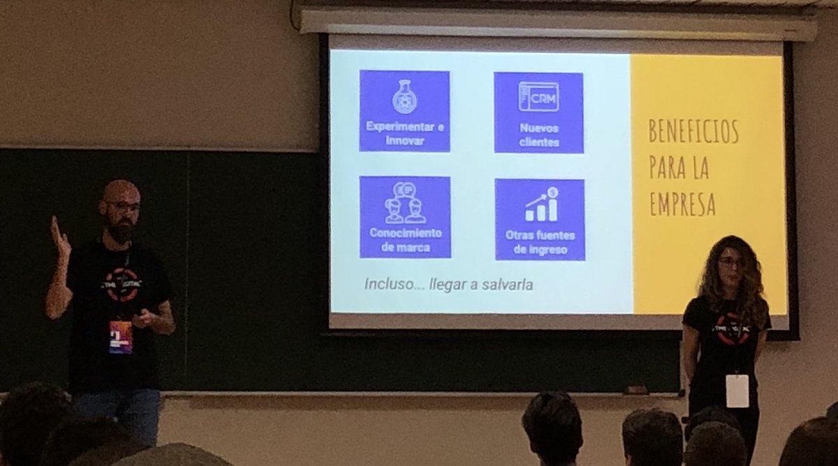 sanguinoide's tweet photo. Gran charla en @T3chFest. Que interesante el concepto de Side Proyect, #SP4You! Con ganas de aplicarlo, #buenoparatodos @BABELgrupo https://t.co/l1M4gIa3IE