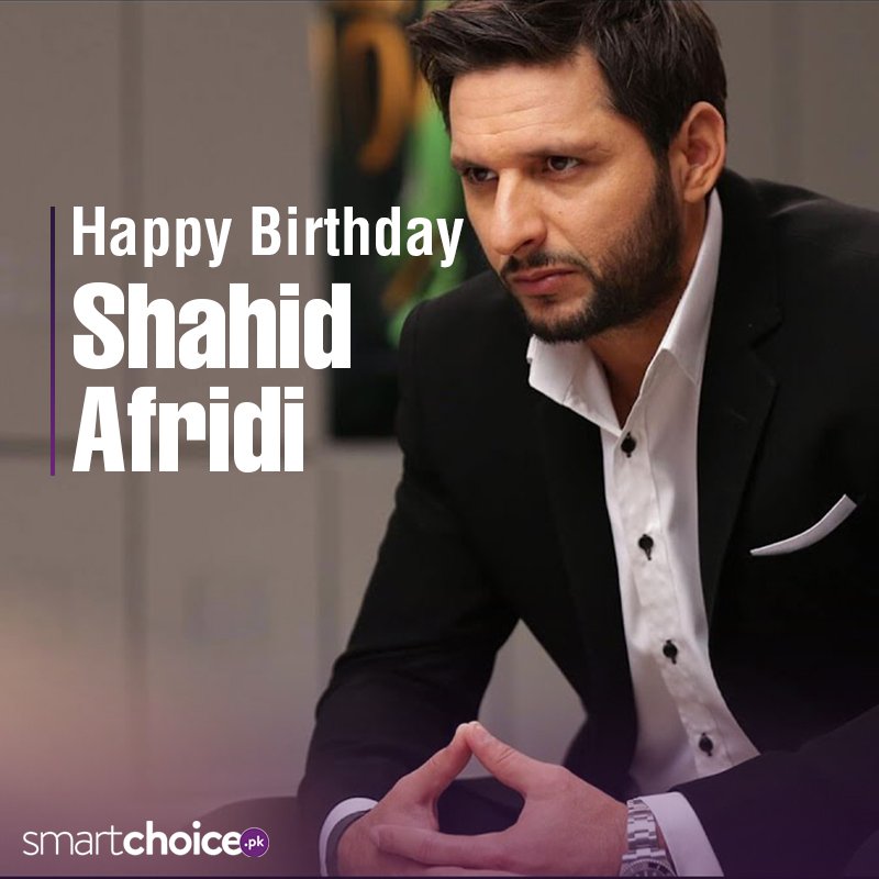 Happy Birthday to the most electrifying man of Cricket, Shahid Afridi.   