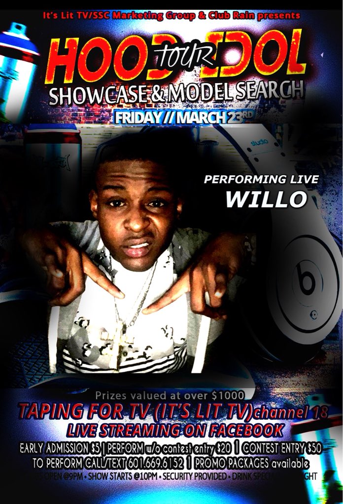 WilloDaDj's tweet photo. Performing Live S/o @ssclexluga get at the plug to get on this show or following events
Jackson ,Ms
#Showcase #Tour #artistshowcase #needshows #performace #perform #stage #openmic #concert #contest #radio #promo #exposure #alwaysworking #backwood https://t.co/T4EJL2adv8