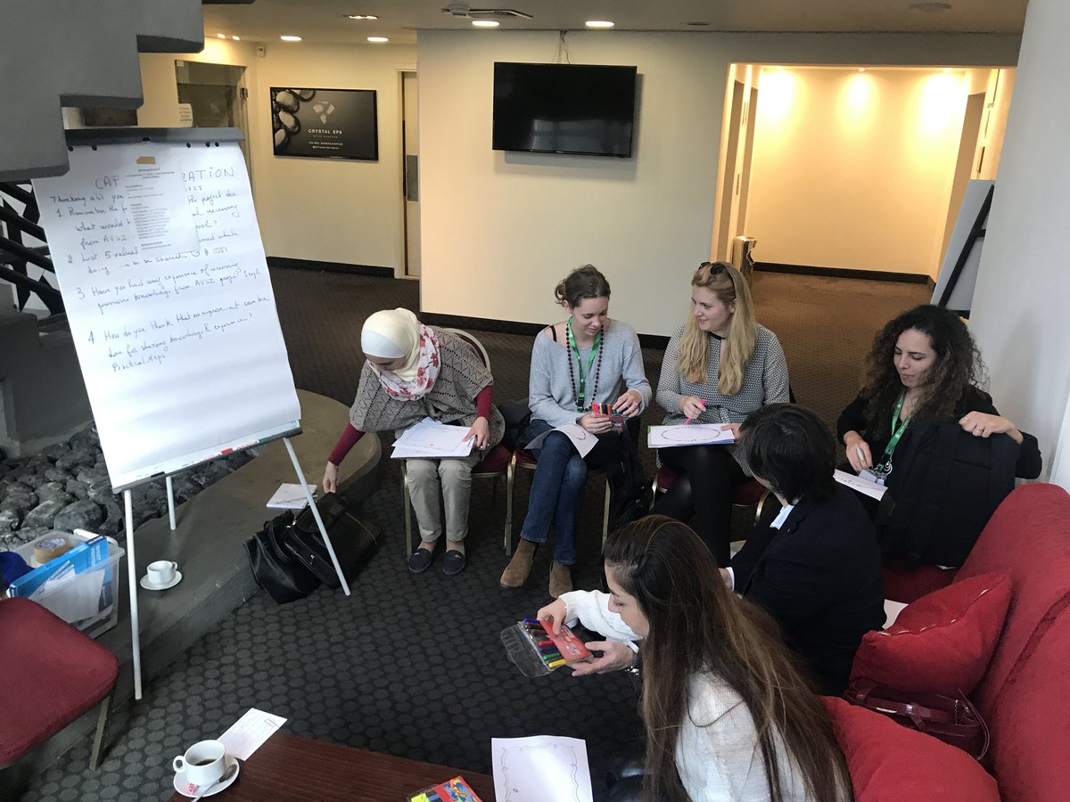 marco68perini's tweet photo. Gruppi di lavoro al MENA regional meeting di AVSI dove si parla di: valorizzare le esperienze che facciamo, comunicare chi siamo e accountability dei beneficiari. #AMAVSIMENA . @FondazioneAVSI @marialauraconte @AVSIMiddleEast @JosianeKhalife @giorgiocapitan1 https://t.co/ehREcvt5xJ