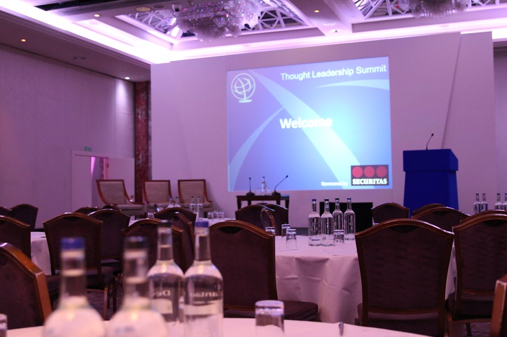SecuritasUK's tweet photo. We’re proud to be sponsoring today’s Thought Leadership Summit at @theOSPAs Keen to hear thoughts on the future of the industry from @GregClarkMP , Andrew Thomson, Ian Dyson and Craig Robb. https://t.co/Xe5hrLRqqn