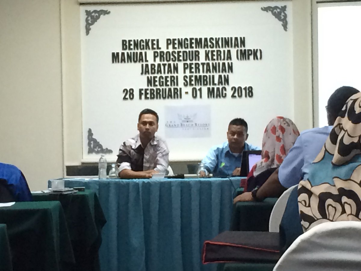 Twitter पर Pertaniann9 Bengkel Pengemaskinian Mpk Jabatan Pertanian Negeri Sembilan Sesuai Dengan Peredaran Zaman Ini My1doa Pertanianrembau Jharizan Https T Co 3hxnpyeqgw