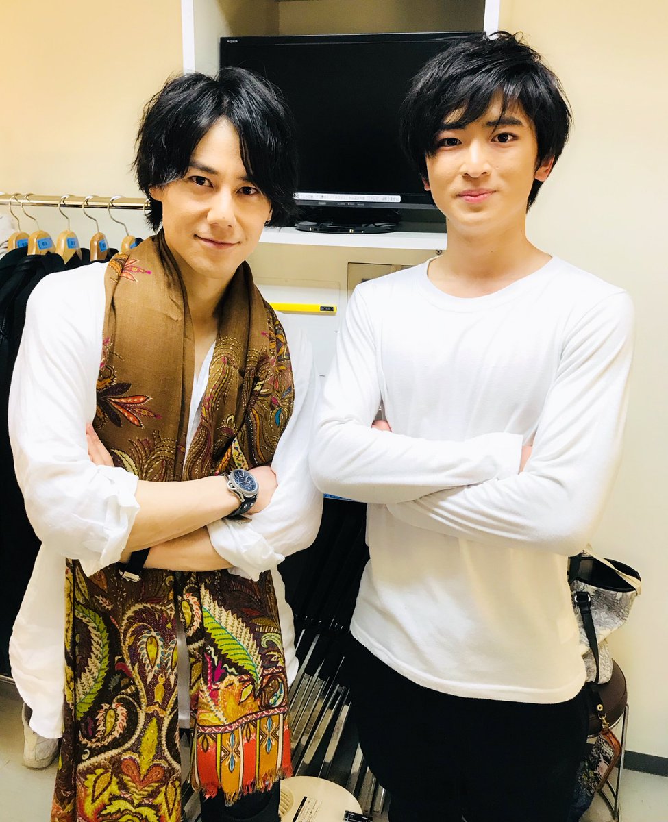 舞台 #熱帯男子 
本日の日替わりゲストは初演で兵次役を演じてくださった根本正勝さんです！
今作の兵次役の山口葵さんと📷
根本さん、ありがとうございました！