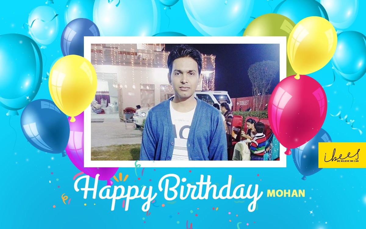 interactivebees's tweet photo. On this colourful day, how can we forget to wish you Mohan, the multitasker? So, dear Super Daddy, people’s favourite, kind-hearted, and always occupied Project Manager saheb, wish you many happy returns of the day!
#HappyBirthday #celebrationtime #Ibees #kindhearted https://t.co/ENvKVpunnG