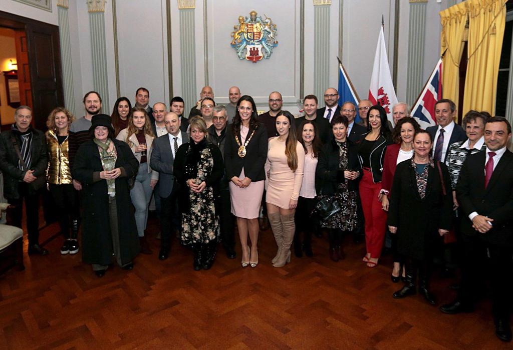 Many thanks to the @GibraltarMayor Kaiane Aldorino Lopez for inviting us to the Mayor's Parlour to attend a celebration of Gibraltar performers. We are grateful for all the support we receive. Pic courtesy of @YourGibraltarTV #gibraltar #mayorofgibraltar #localtalent #jetstream