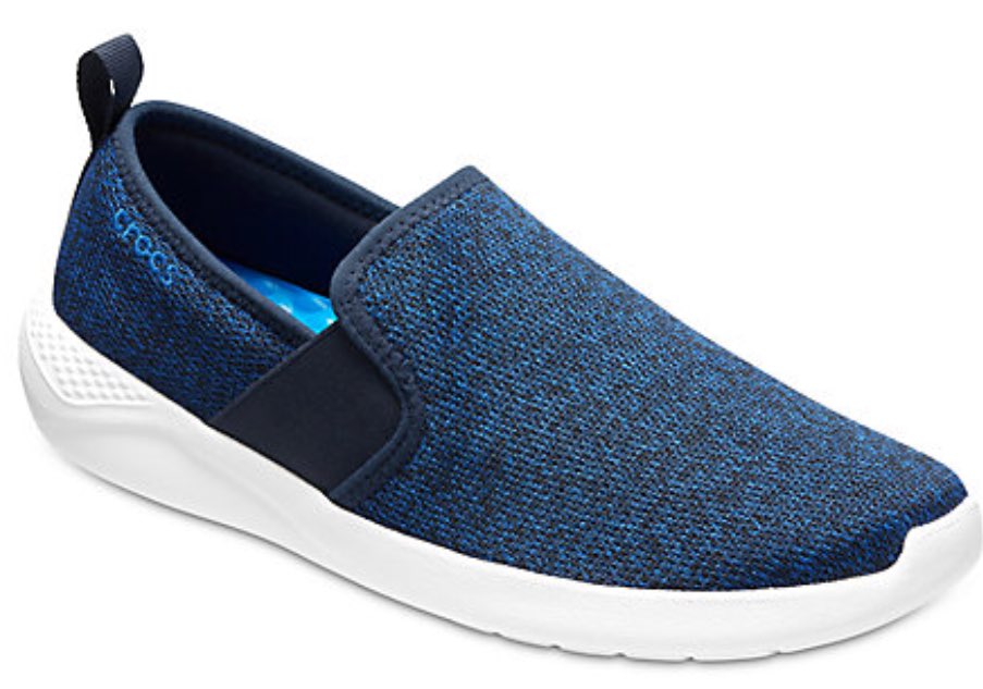 darrenrovell's tweet image. A day after reporting a $5.3 million loss for 2017, Crocs unveils its LiteRide collection — promises to be 25% lighter, 40% softer. Look and comfort is pretty impressive.