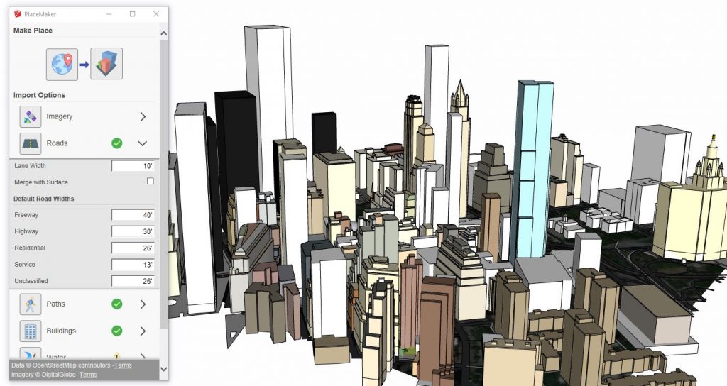Excitech_Ltd's tweet photo. Modelling full-scale cities can be extremely time consuming. See how #PlaceMaker - a #SketchUp extension- can save you hours of work by creating cities from across the world https://t.co/Hkd4tqhXim @mindsightstud @SketchUp https://t.co/tfE06swcaw