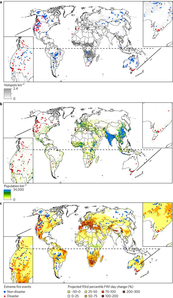 NatureEcoEvo's tweet image. Human exposure and sensitivity to globally extreme wildfire events nature.com/articles/s4155… #March2017highlight #ICYMI