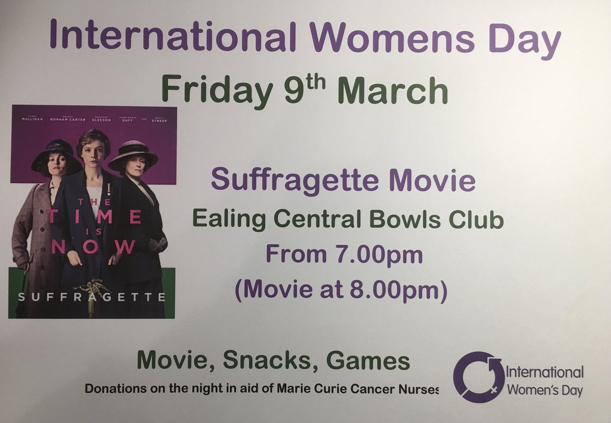 ECUBOWLSCLUB's tweet photo. Ladies we will be celebrating International Women’s Day at the Club https://t.co/X7WJKwPnBP