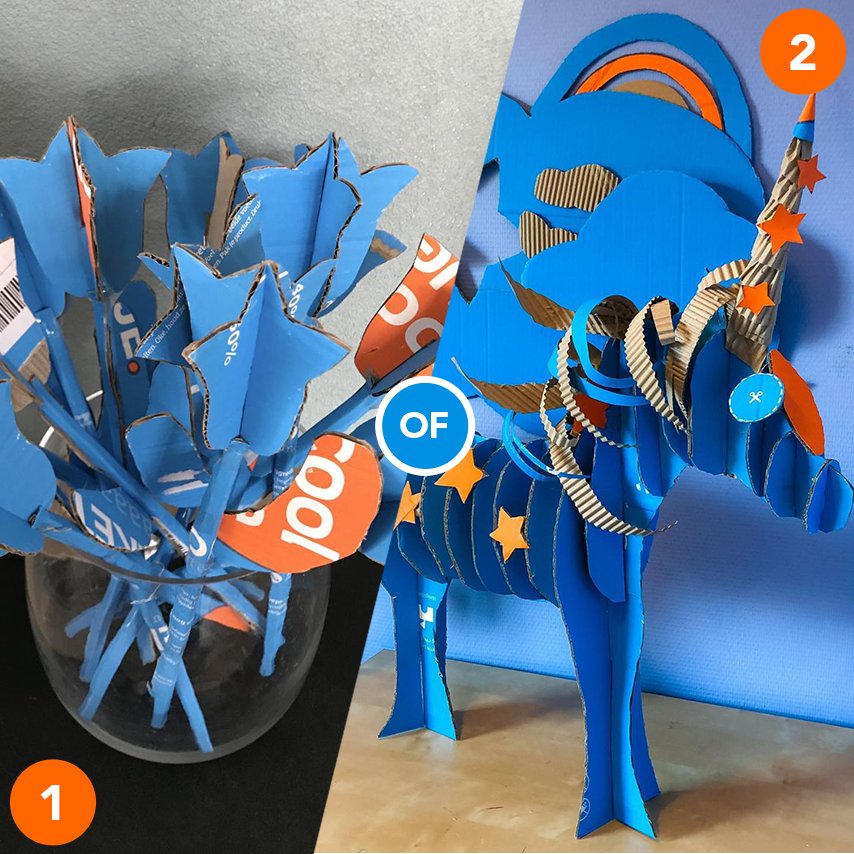 Welke Pakketpret-inzending moet volgens jou winnen deze maand? #bloemen #eenhoorn