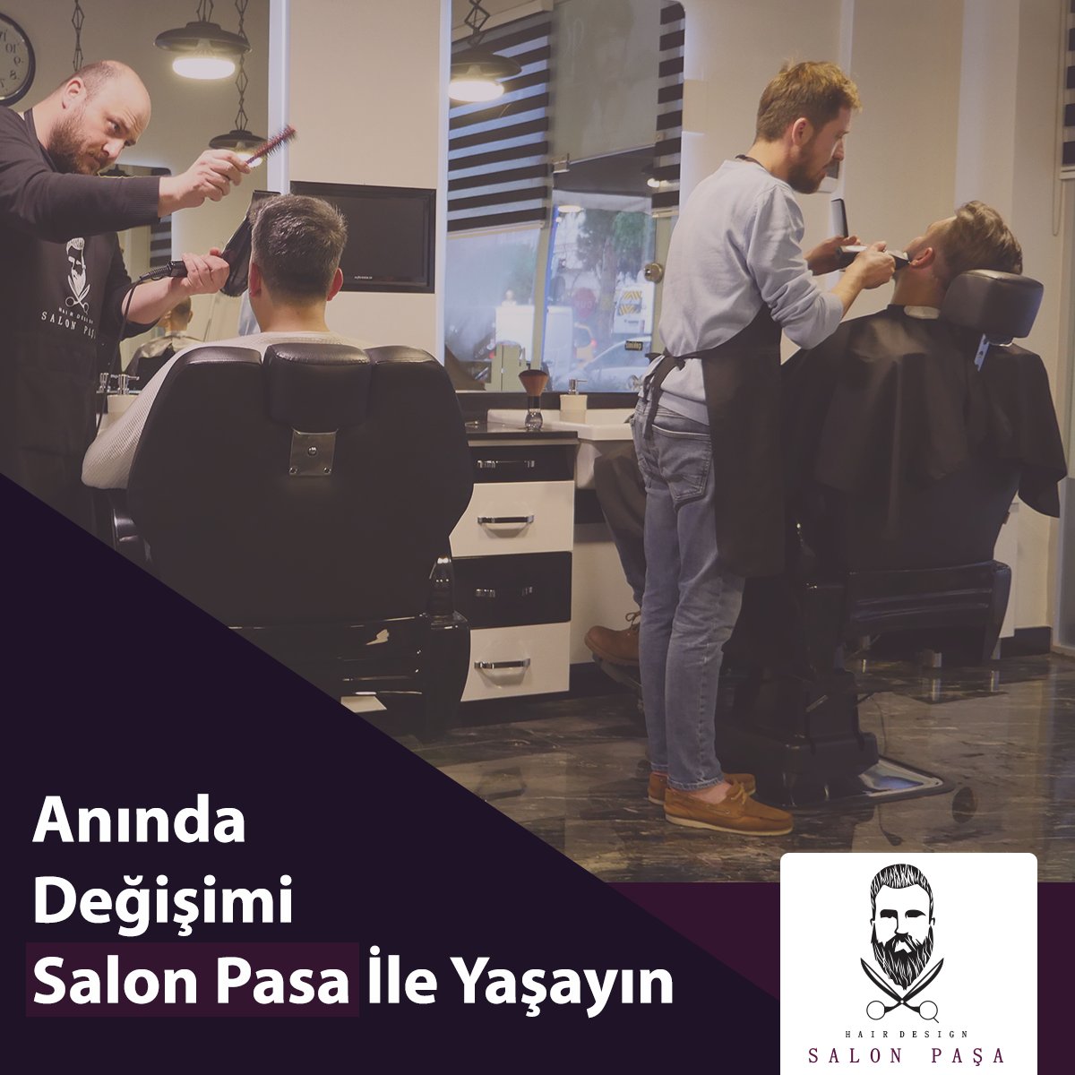 #salonpasa ile değişime hazır mısınız? REZERVASYON:☎ 0232 339 76 77 #profesyonelhizmetadamgibibakım #sizbunadeğersiniz #manikür #ciltbakımı #antiaging #erkeksaçbakımı #degisimzamani #kesim✂️ #bakımlıerkekler #kalitelihizmetinadresi #salonpasaizmir #keratin #pedikür