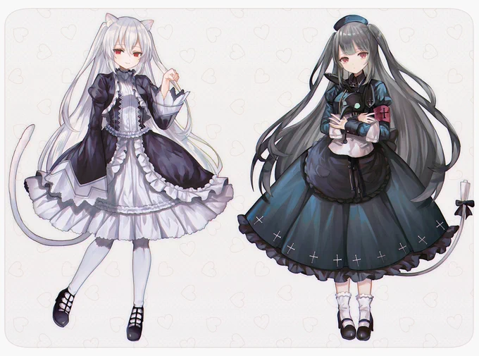 フリフリとツーサイドアップかわいい!
#Nora_Cat  #karte_ns 