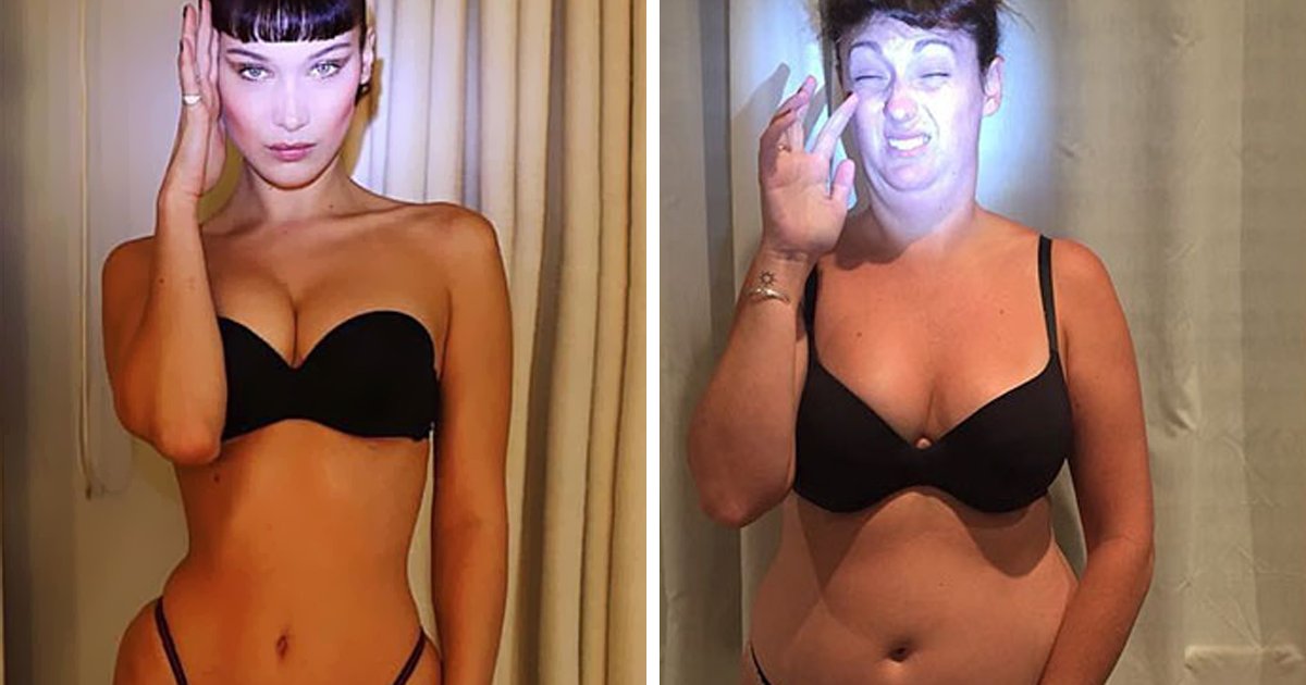 Woman continues to recreate celebrity Instagram pics, and the result is better than the original:
demilked.com/woman-continue…
