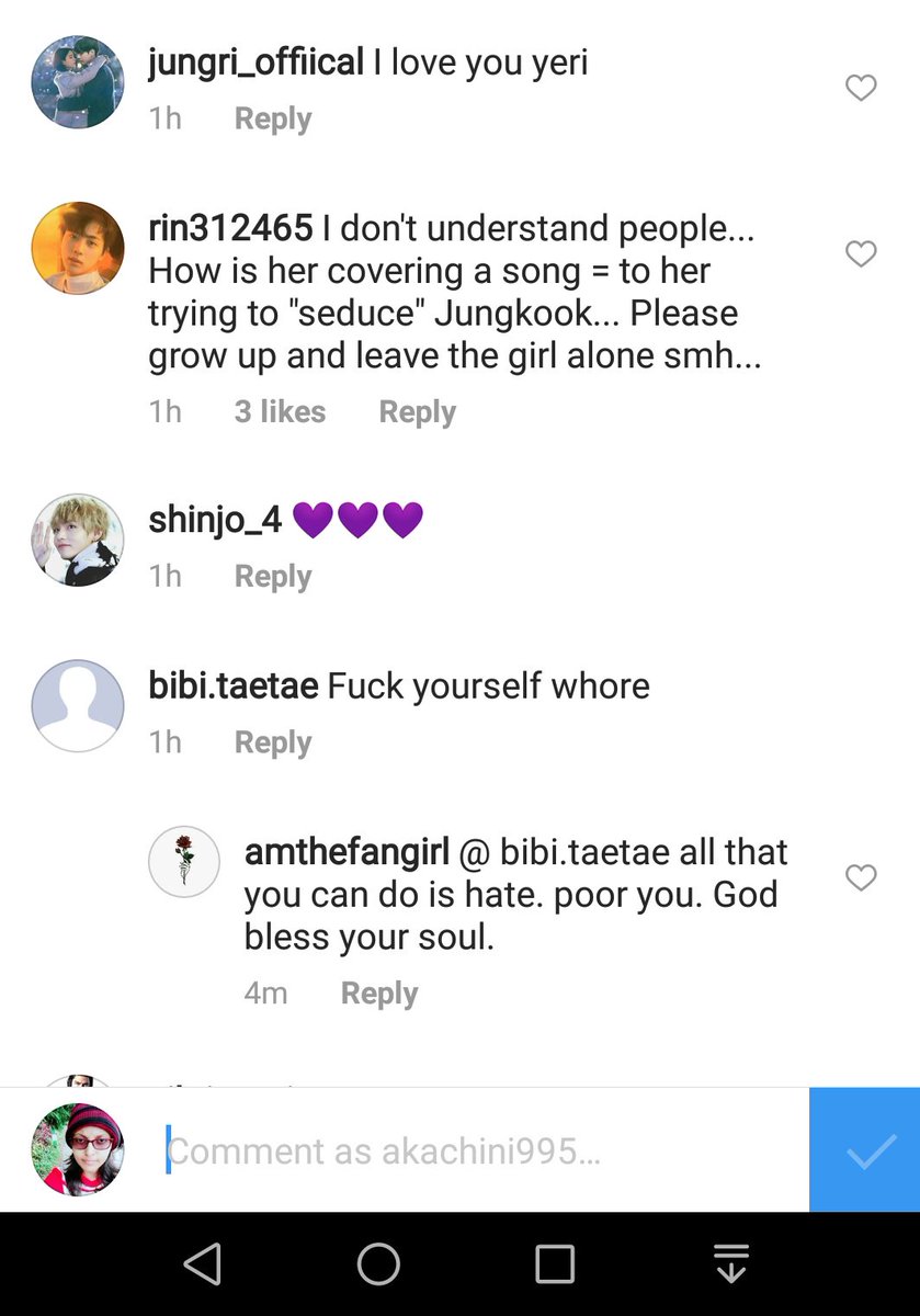 achini95's tweet photo. Luvs there're lot of hateful comments under her post by Chinese antis and other fandoms. Let's trend #YeriProtectionSquad Luvs let's gather together and protect our baby Yerimie. Report all trash comments and leave lot of encouraging comments. https://t.co/kmsCsyKLu1