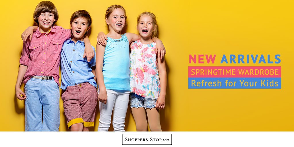 shoppers stop kidswear