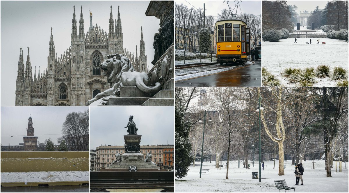 ARotenbergphoto's tweet photo. Some from my walkabout in the historic centre of #milan in the past hour. I did well to capture, post-process, keyword and upload them in a few hours! It's been fun but enough winter please... #AlamyPOTW #alamylivenews #snow #Milano #stockphotography #rexfeatures https://t.co/zQdYHngfth