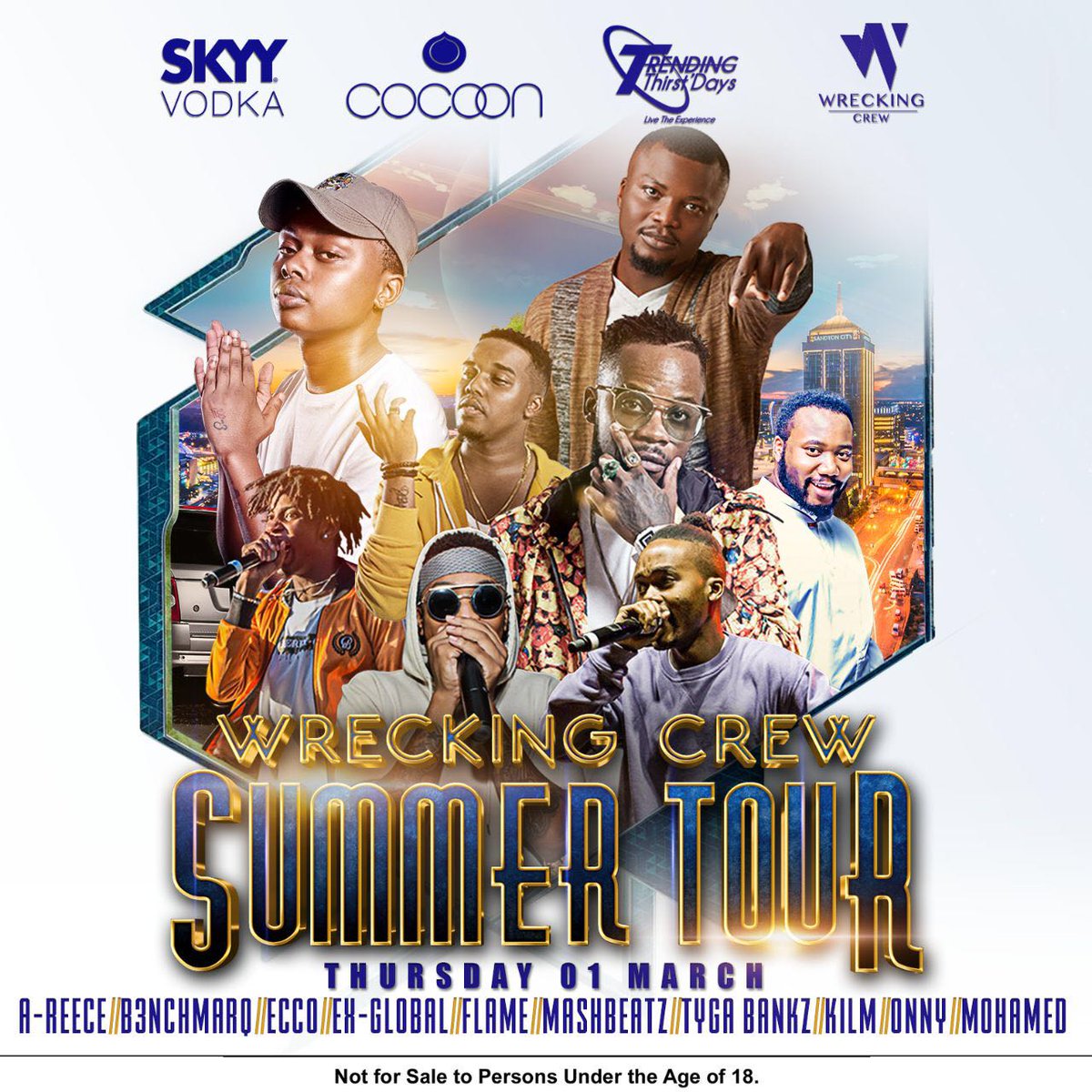 buckztherapper's tweet photo. #TWCSUMMERTOUR #TWC KILLING IT TONIGHT!! CAV' jus pull through with your friends and get LIT
@WreckingCrew_ZA
@reece_youngking
@La_FlameSA
@Ex_Global
@ecco_twc
@MashBeatz
@B3nchMarq
@Thabiiiso
@Tyga_BankZ https://t.co/N91RJ7L5X8