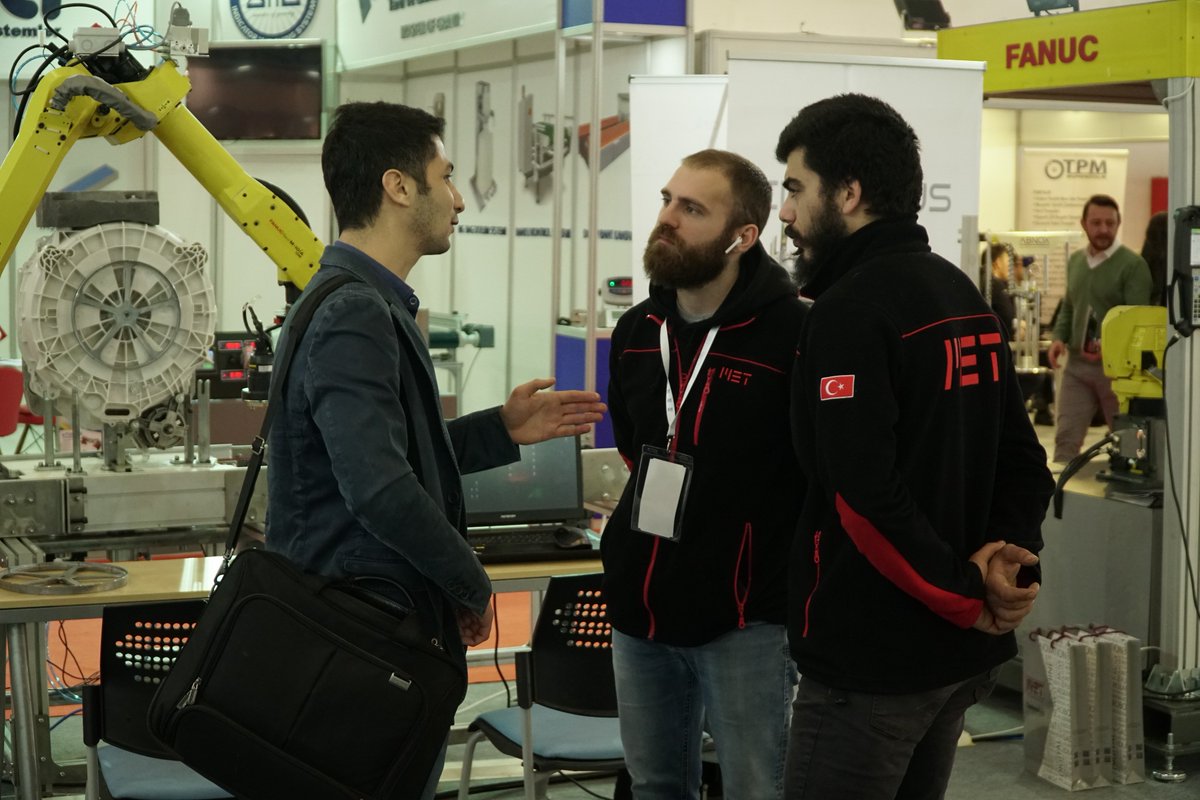 MuratMerdin's tweet image. FIT Geleceğin Teknolojileri Fuarında Günümüzün ve Geleceğin Teknolojilerini üreten @met_automation olarak yerimizi aldık. Var olan teknolojiyi kullanarak geliştirdiğimiz %100 yerli sistemlerimizi bir çok insana tanıtma fırsatı bulduk. #met_automation #fanuc #teknoparkizmir