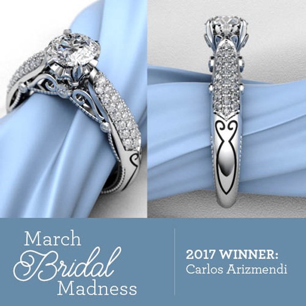 SJMAJewelryNews's tweet photo. Stuller accepting entries for March Bridal Madness competition: The @StullerInc annual March Bridal Madness competition, hosted via social media, is returning for the 6th year, &amp; the manufacturer is accepting designs. Jewelers interested in participating @ https://t.co/Idco2ussBW https://t.co/zMm6rfPjym