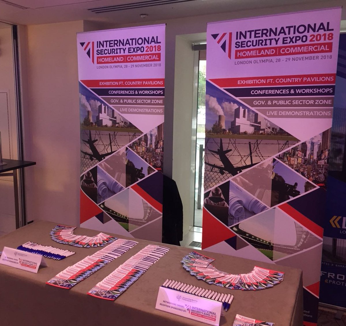 ISE_Expo's tweet photo. Come visit us at the Royal Lancaster for the Thought Leadership Summit and a special celebratory evening recognizing and rewarding security professionals at the Outstanding Security Performance Awards! We're sponsoring the Networking Drinks Reception 🥂 https://t.co/gPd3r2F5M5