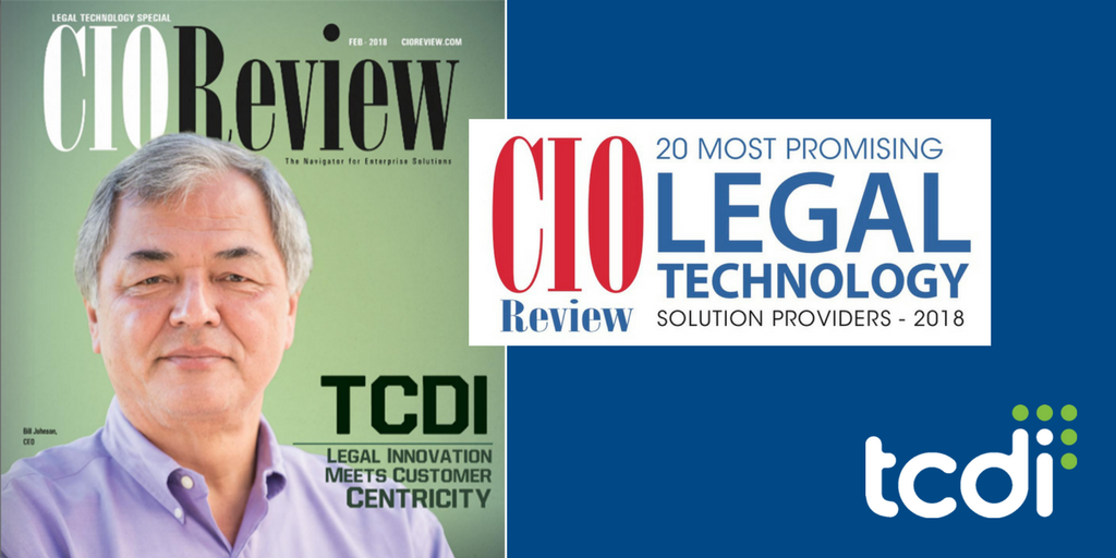 April_Marty's tweet photo. .@CIOReview calls @TCDI’s CV Suite “One of the most competent #eDiscovery platforms and case management process in the market today” in their February issue - https://t.co/1KhBO58cRj #reviewredefined https://t.co/1brTy64eA9