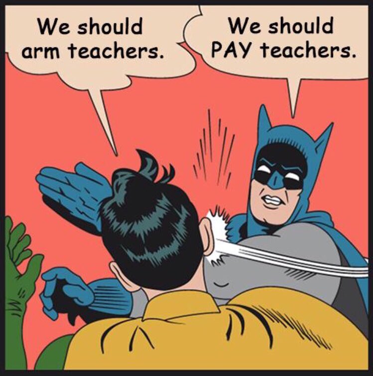 Ya think?

#GunReformNow
#TeachersAndGunsDontMix