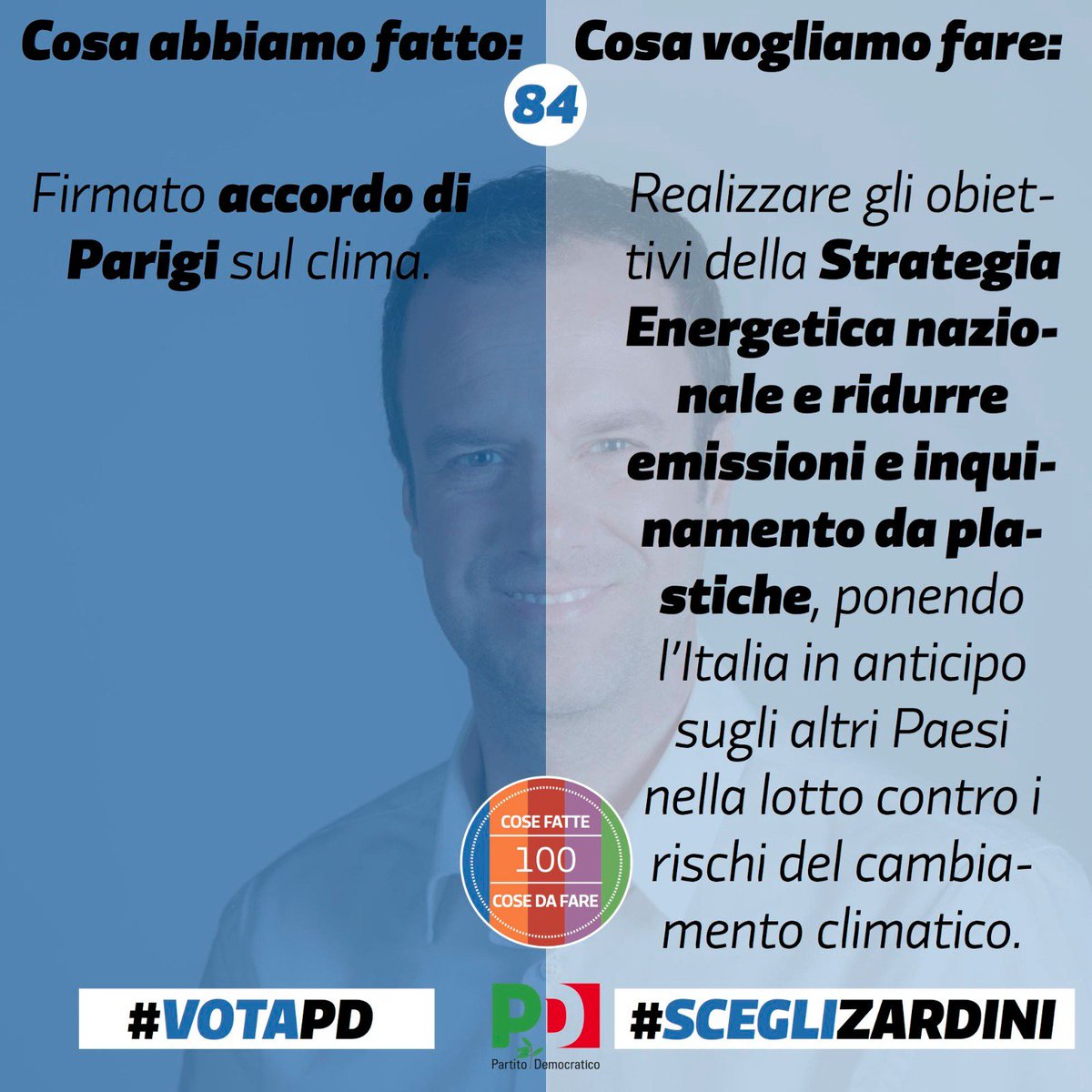 DiegoZardini's tweet photo. 100 cose che abbiamo fatto e 100 cose da fare #clima #ambiente #inquinamento #Bici #ciclabilita #mobilita #ciclovie #TASSE #fisco #evasione #periferie #programmaPD #scegliPD #votalasquadra #elezioni2018 #ElezioniPolitiche2018 #ElezioniPolitiche #politiche2018 #orgoglioPD #votaPD https://t.co/Zsit00EhYz