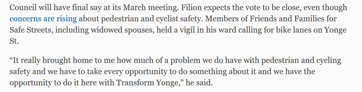 FFSafeStreets's tweet photo. "Transform Yonge" is a vote on city-building. We must persuade #TOCouncil to prioritize safe &amp; lively streets over drive-through convenience. https://t.co/Q7MxZFBLFH #walkTO #bikeTO #ReimagineYonge #VisionZeroTO @JohnTory @JohnFilion23 https://t.co/f95bfrf86M