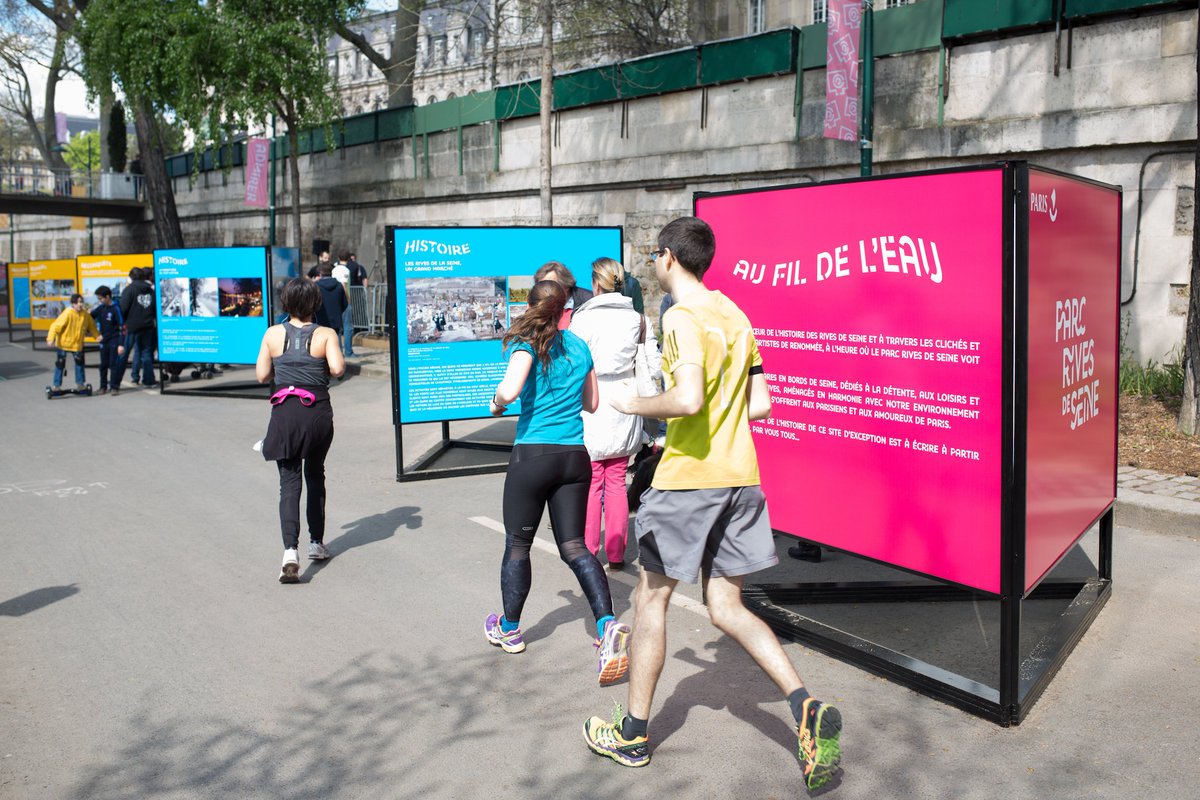 Paris's tweet photo. #SauvonsLesBerges pour faire encore plus sport en plein air et en plein coeur de Paris. https://t.co/5NpeQfvLzM