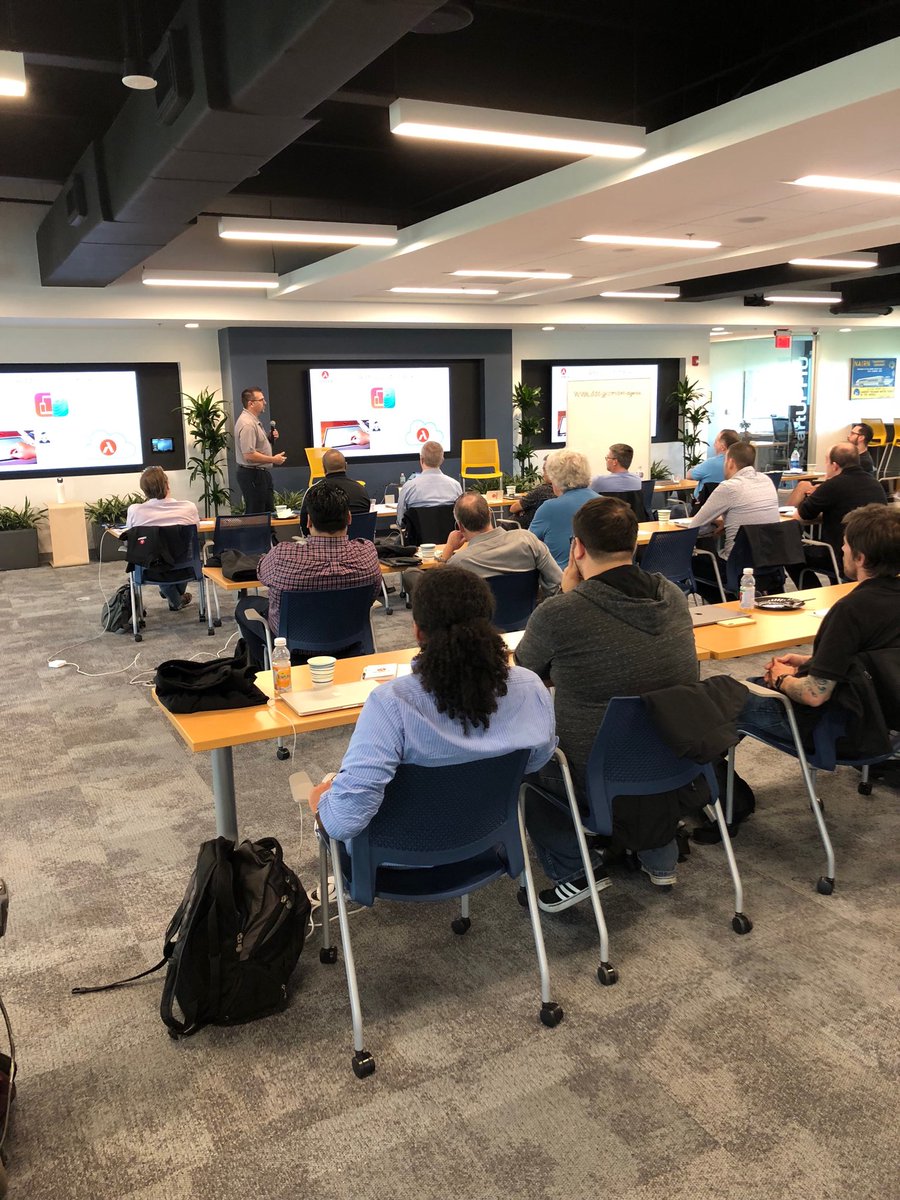 BDCTweets's tweet photo. Jason from @addigy Cohort 1 company @startupfiu launching their customer conference this morning https://t.co/6nAB5JF0N9