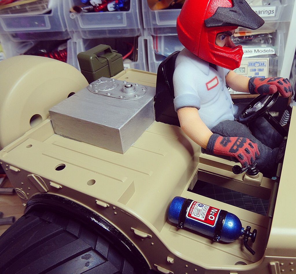 rscscalemodels's tweet photo. #Tamiya Wild Willy 2 shell and driver figure all painted for customer. 

#tamiya #wildwilly2 #wildwilly #rc #radiocontrol #rscscalemodels #rccars #rctrucks #painted #desertsand #handpainted #spraypainted #bigtyres #tyers #customer #rtr #driver #figure #happy https://t.co/SXVWhGMWGJ