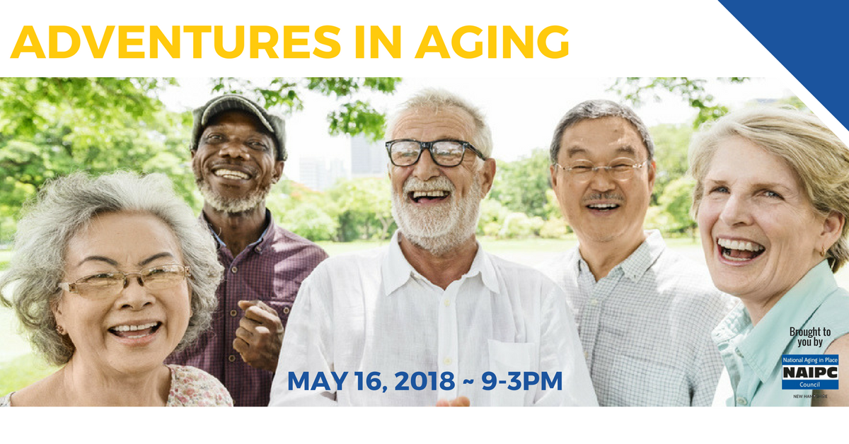 DeviceBright's tweet photo. Register now for the inaugural "Adventures in Aging" expo coming to #Portsmouth NH this spring! Just visit: https://t.co/AEc0LFGaZl to sign up! Brought to you by the #NH chapter of the @NAIPC #babyboomers #aging #NewHampshire @seacoastonline @FostersDailyDem @PortsmthNHPatch https://t.co/4dsP0dXPiL