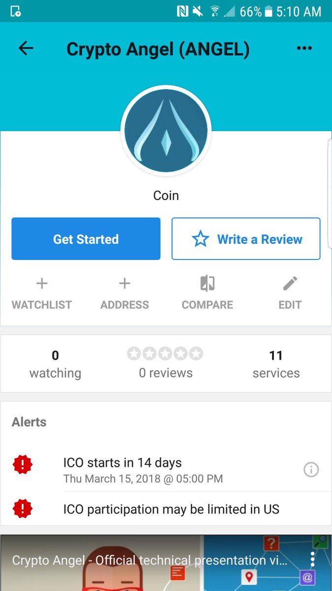 CheddurTeam's tweet image. The @cryptoangelcoin $ANGEL ICO starts in two weeks! #CryptoAngel is a #blockchain-based artificial intelligence which is designed to enhance the human thinking, planning, and decision-making processes! Check them out on the @CheddurApp to learn more about the project!