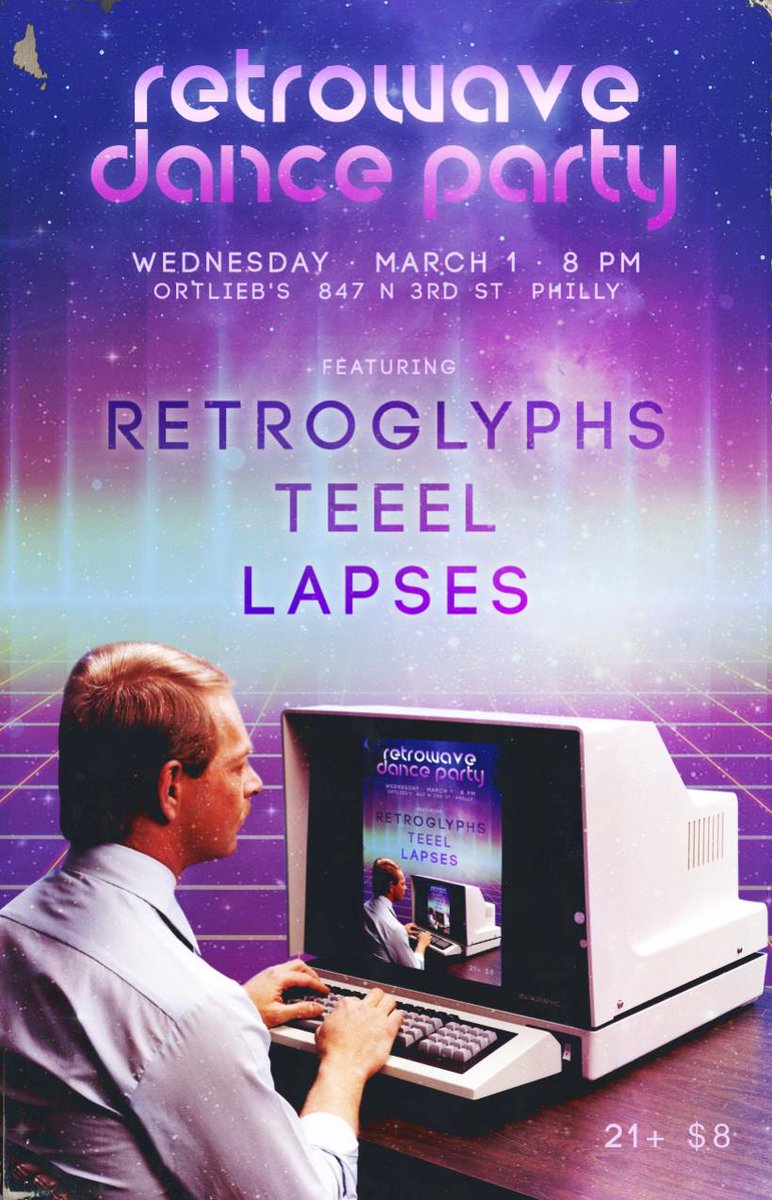 RETROGLYPHS's tweet image. A year ago today, we played our very first show with @Teeelmusic and Lapses. It has been amazing playing dozens and dozens of shows since then, and 2018 has a lot of surprises in store. Thank you all for joining us on this journey.