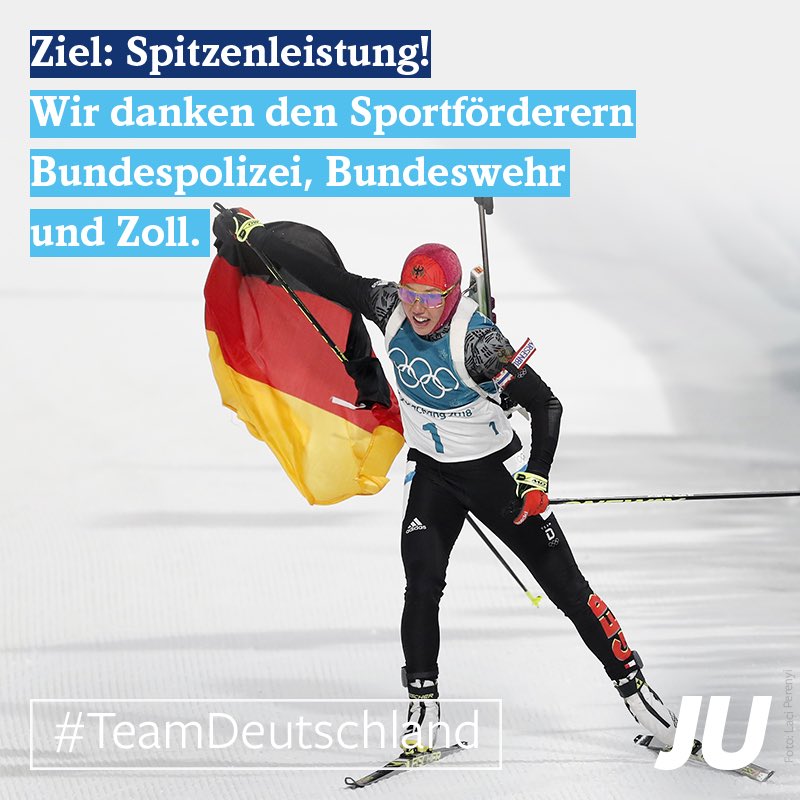 Junge_Union's tweet photo. 🥇Die Spiele sind vorbei, doch das Training geht weiter. 🏆 Viele unserer #Olympia-Erfolge verdanken wir Deutschlands Sportlern in Uniform. #weiterso https://t.co/4QHSQrM8FM