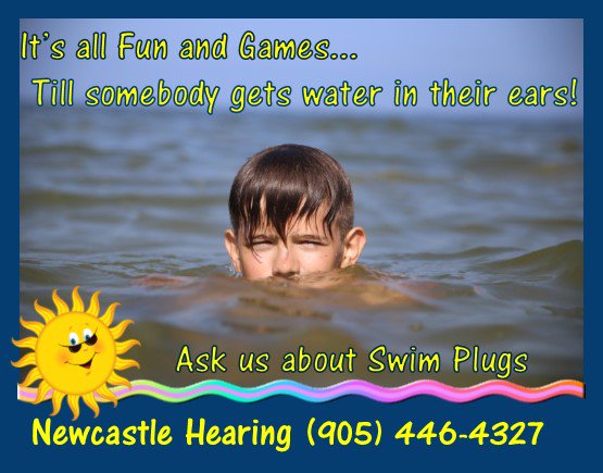 newcastlehearng's tweet photo. Taking a vacation or enrolling your kids in swimming lessons? 
People who have a perforated eardrum, children with tubes and anyone who is susceptible to swimmers ear should be protecting their canals when swimming, especially in lakes or rivers. 

#SwimPlugs #EarProtection https://t.co/teJn85bN2x